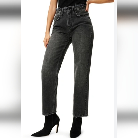 Good American Denim - Good American Heritage High Waist Straight Leg Jeans